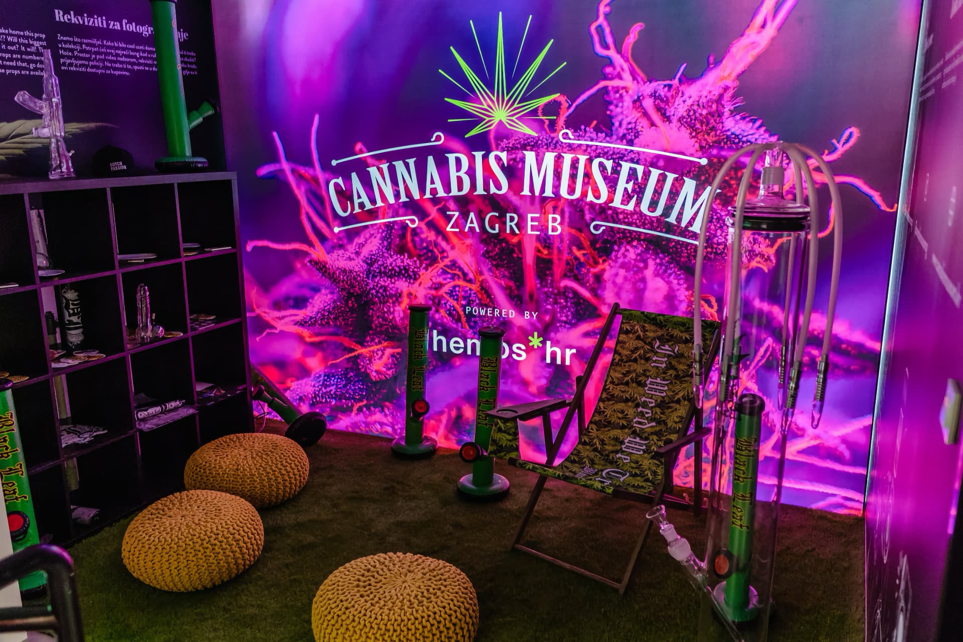 Modernes Cannabis Museum in Zagreb