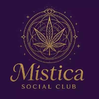 Mística Madrid Logo of cannabis club Mística Madrid